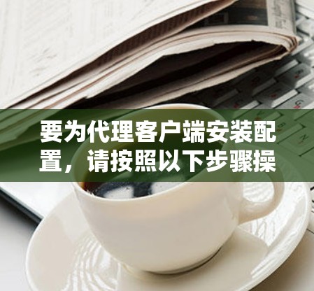 要为代理客户端安装配置，请按照以下步骤操作
