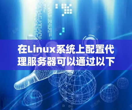 在Linux系统上配置代理服务器可以通过以下步骤实现 在Linux系统上配置代理服务器可以通过以下步骤实现