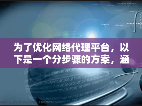 为了优化网络代理平台，以下是一个分步骤的方案，涵盖技术、用户体验、商业模式等多个方面