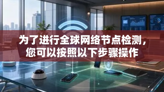 为了进行全球网络节点检测，您可以按照以下步骤操作