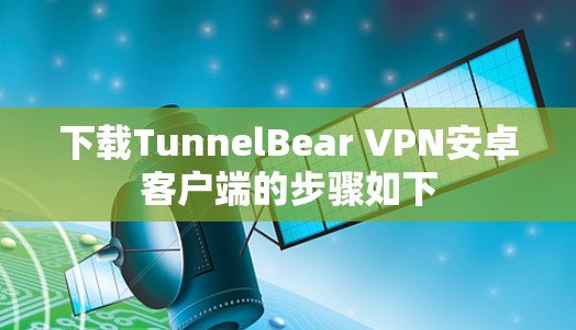 下载TunnelBear VPN安卓客户端的步骤如下 下载TunnelBear VPN安卓客户端的步骤如下