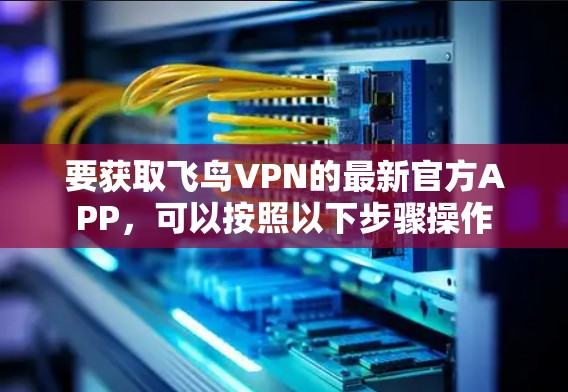 要获取飞鸟VPN的最新官方APP,可以按照以下步骤操作